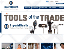 Tablet Screenshot of imperialhealth.com